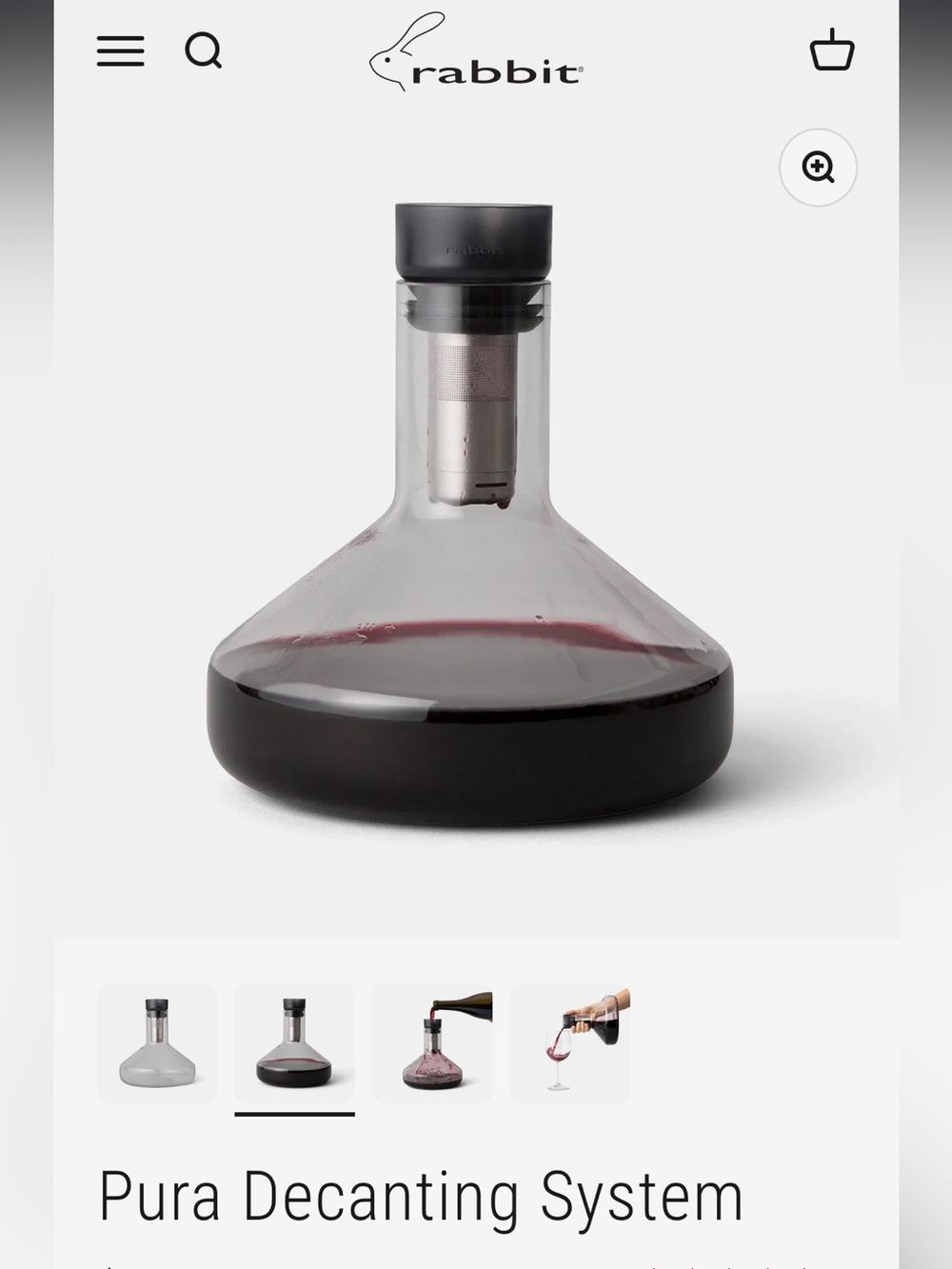 Rabbit Decanter